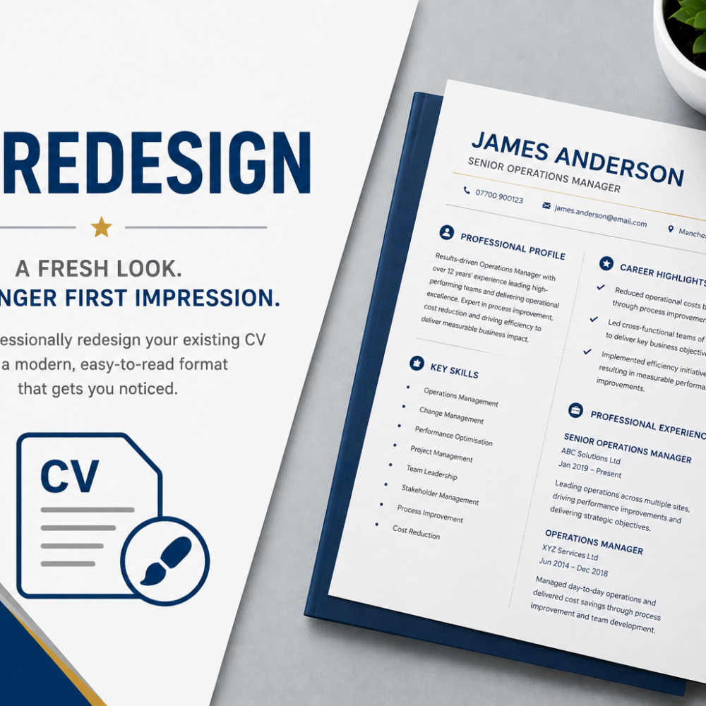 Professional CV Redesign